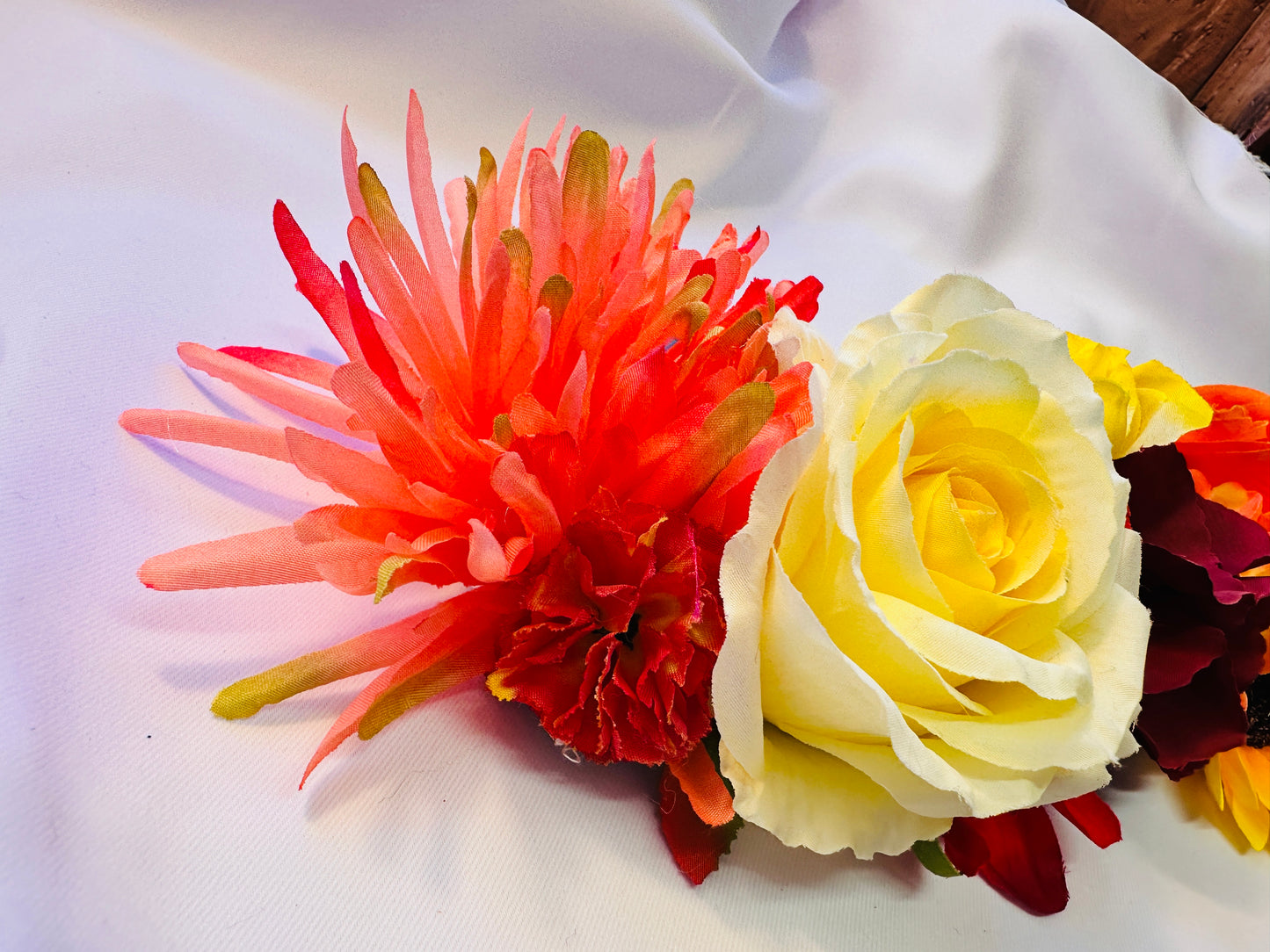 Sunrise flower crown
