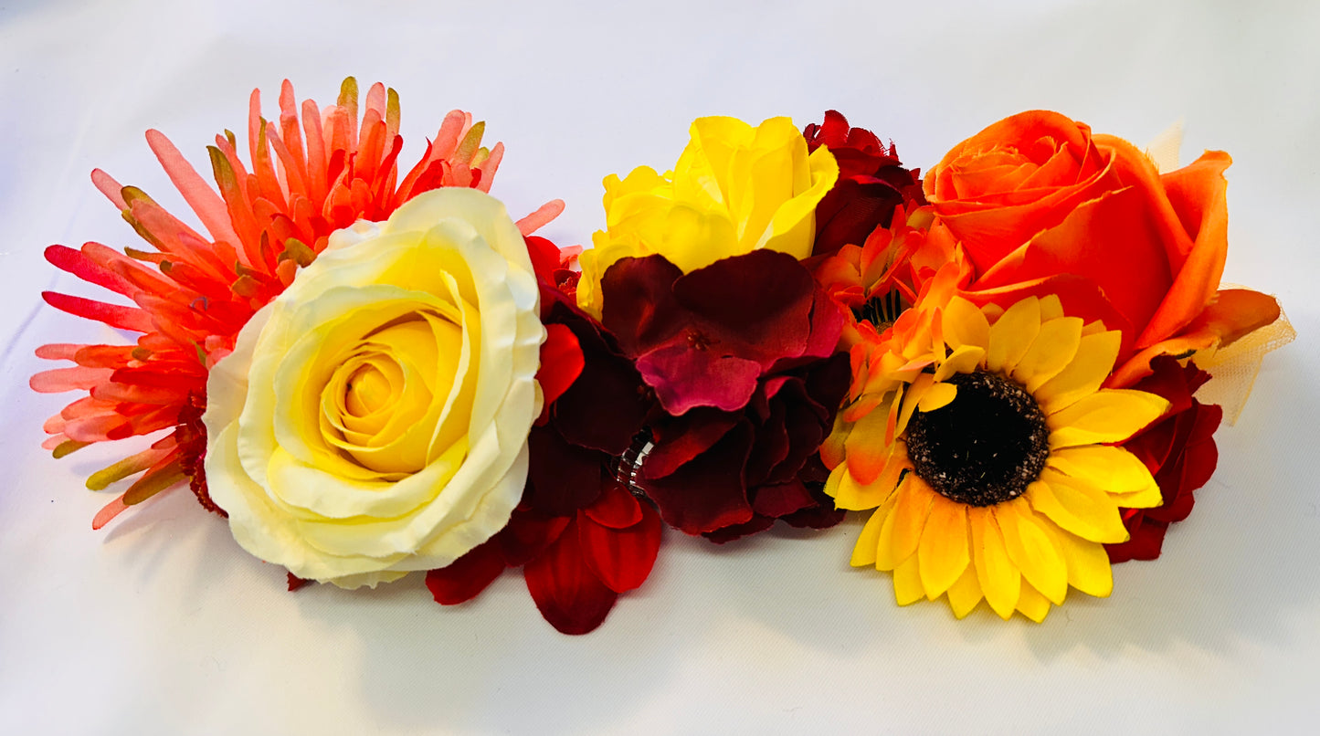 Sunrise flower crown