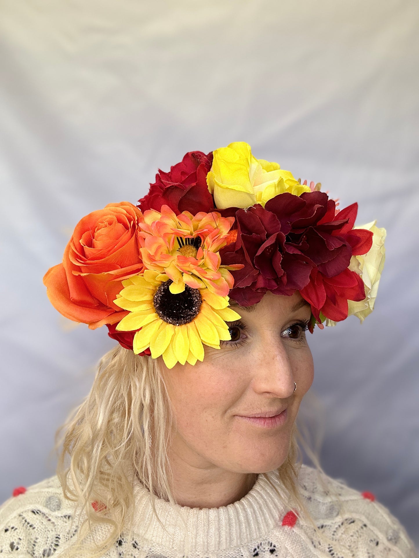 Sunrise flower crown