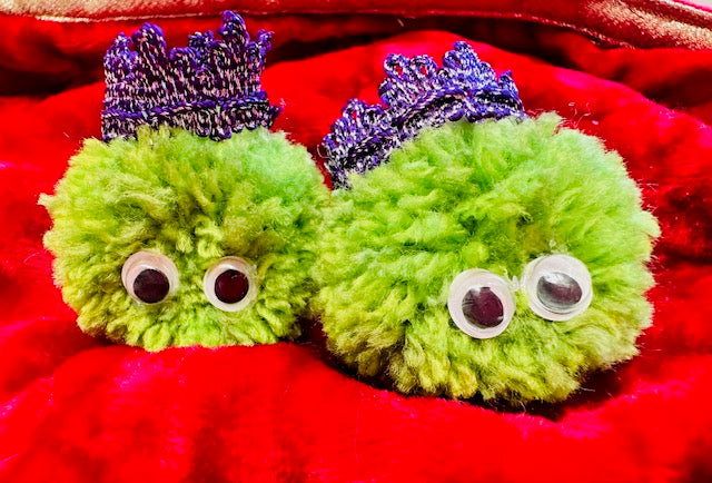 Brussel sprout earrings