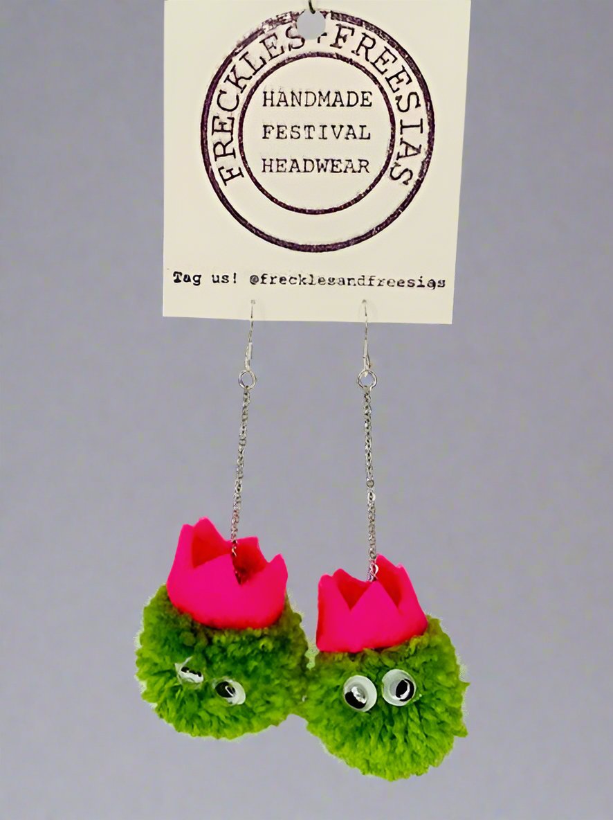 Brussel sprout earrings