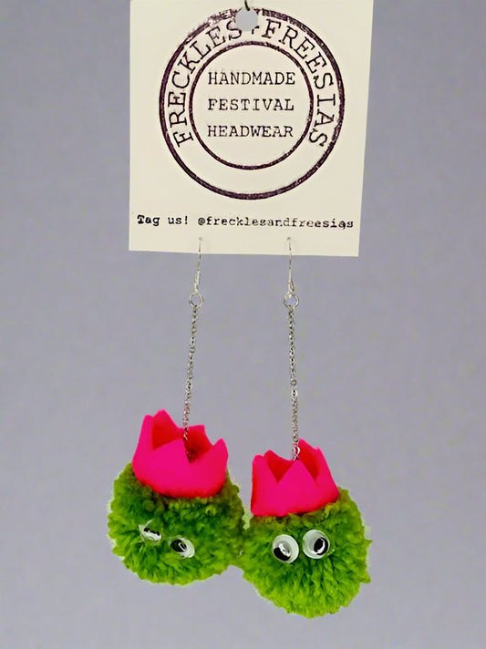 Brussel sprout earrings