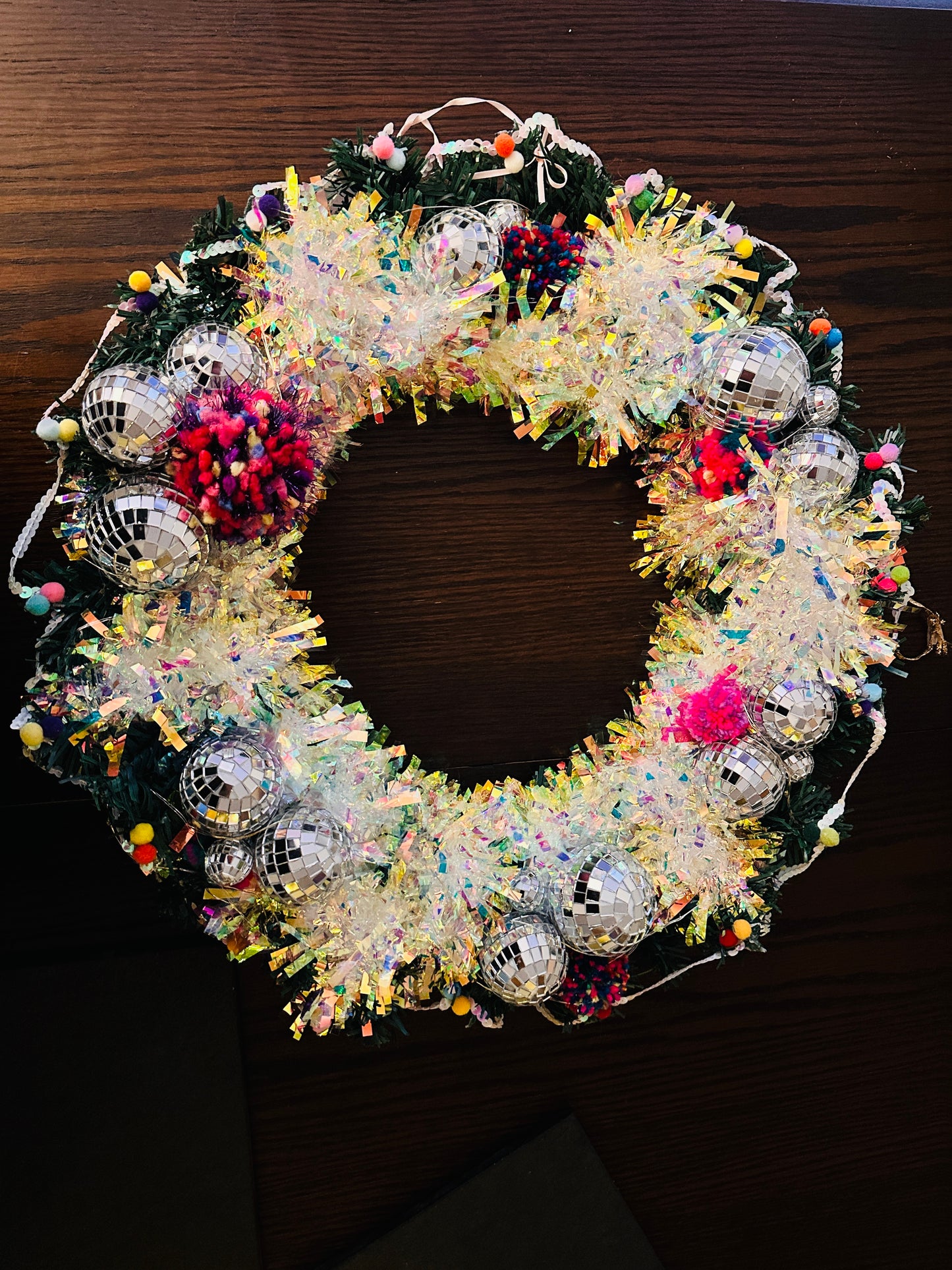 Disco boogie wreath