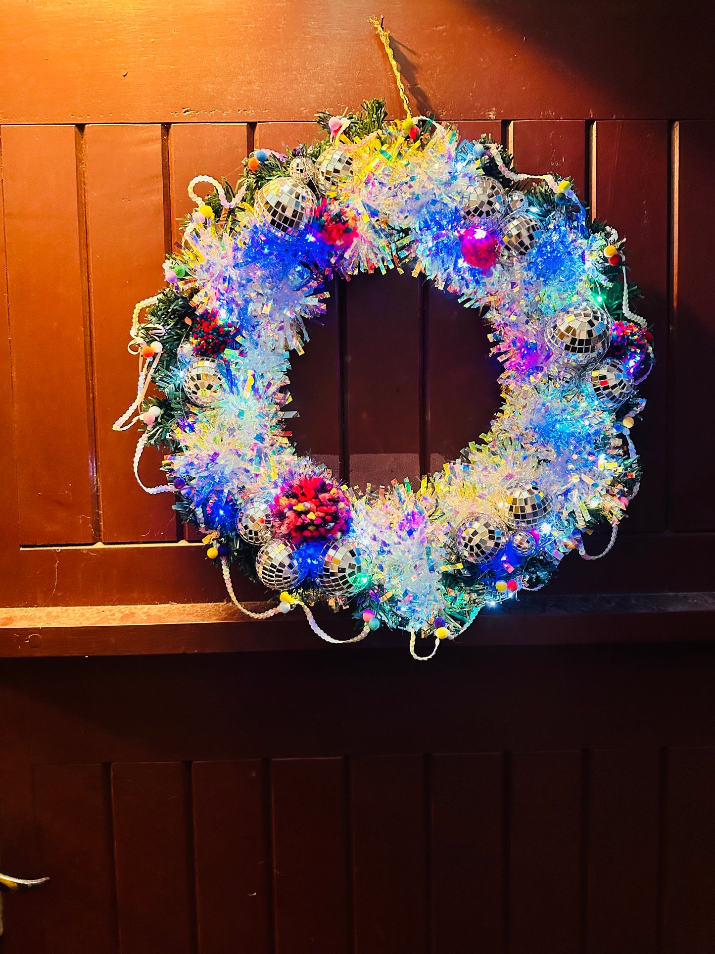 Disco boogie wreath