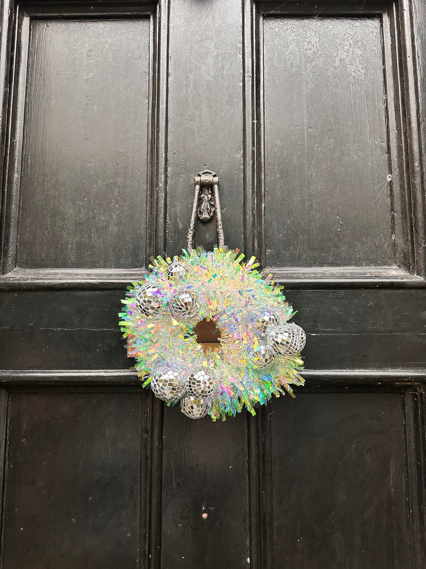 Disco Time! Disco ball wreath