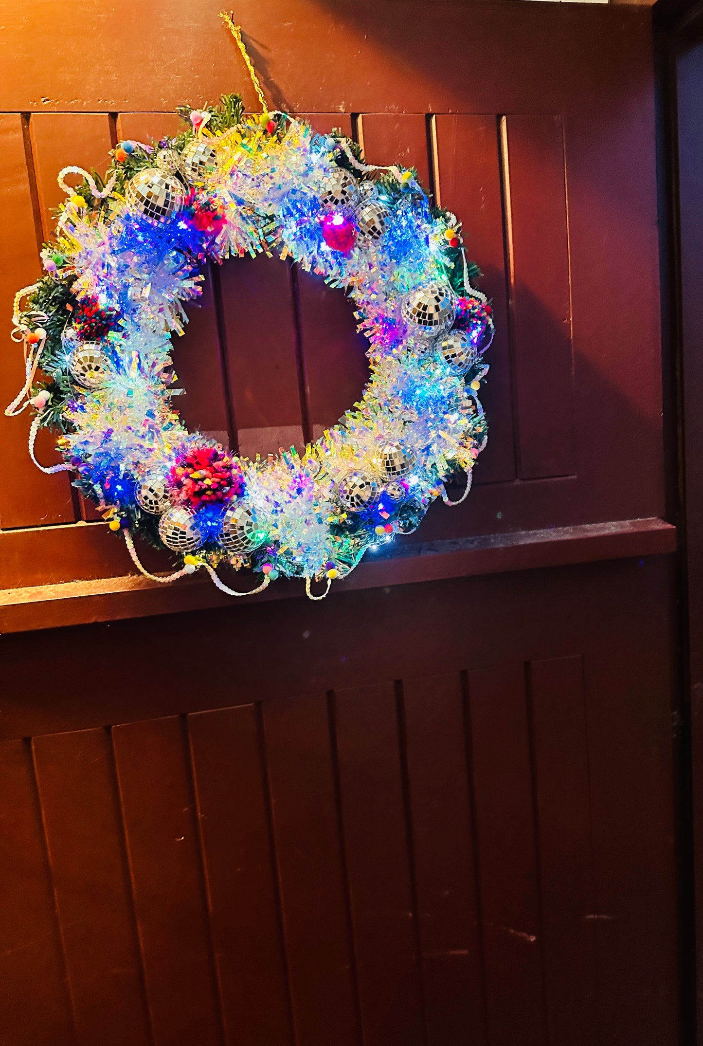 Disco boogie wreath