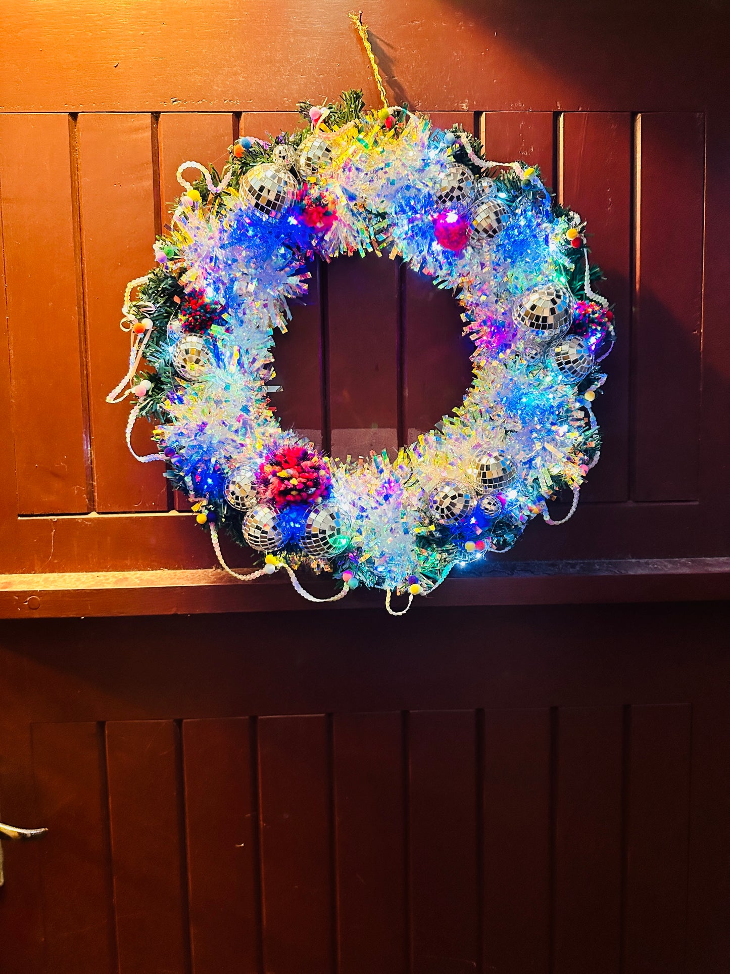 Disco boogie wreath