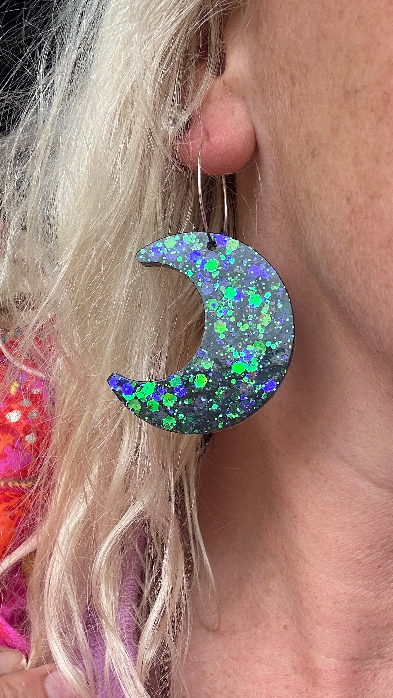 Custom text earrings