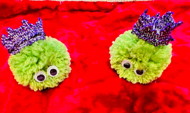 Brussel sprout earrings