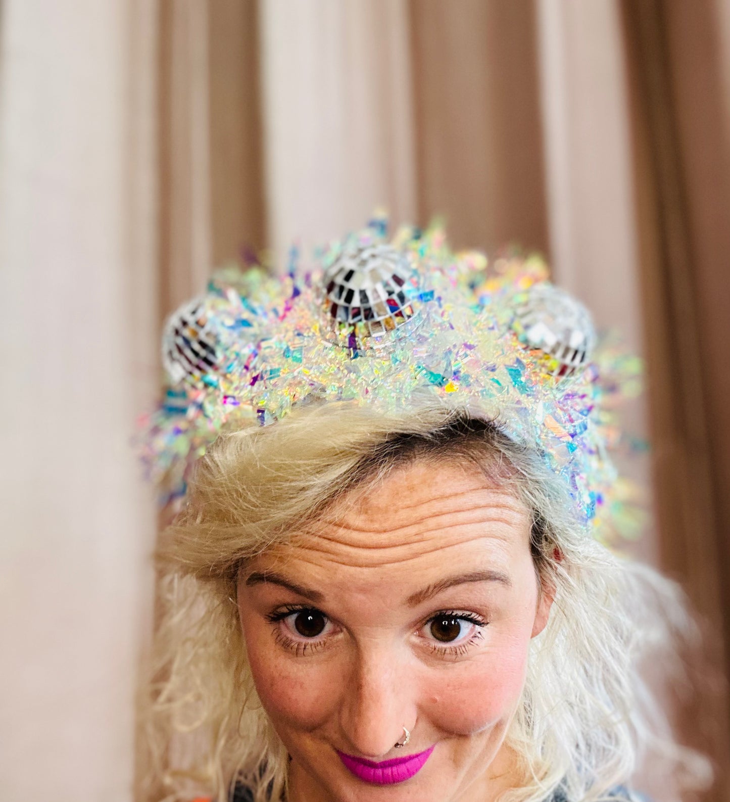 Disco time headband