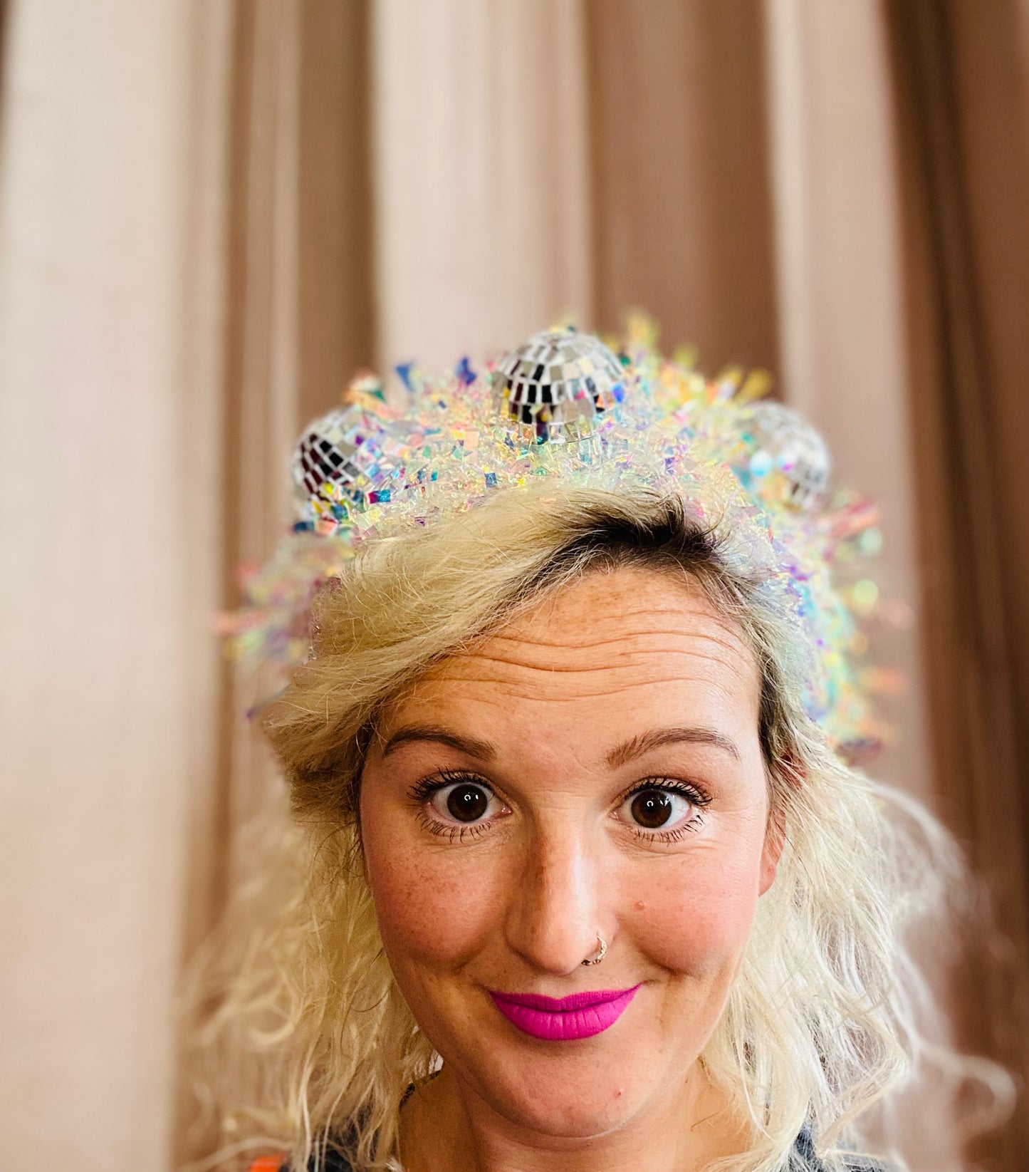 Disco time headband