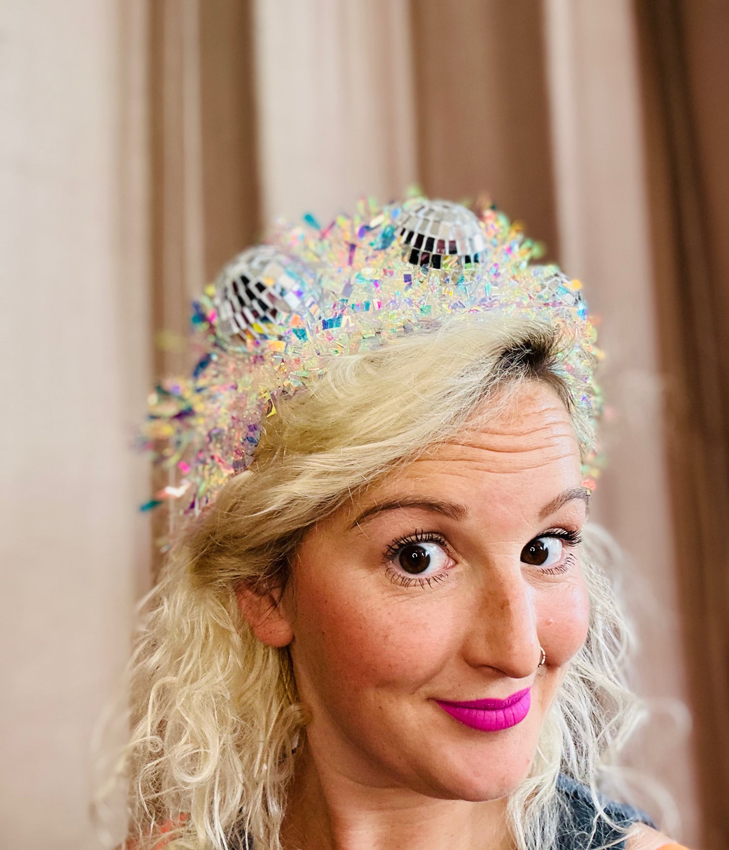 Disco time headband