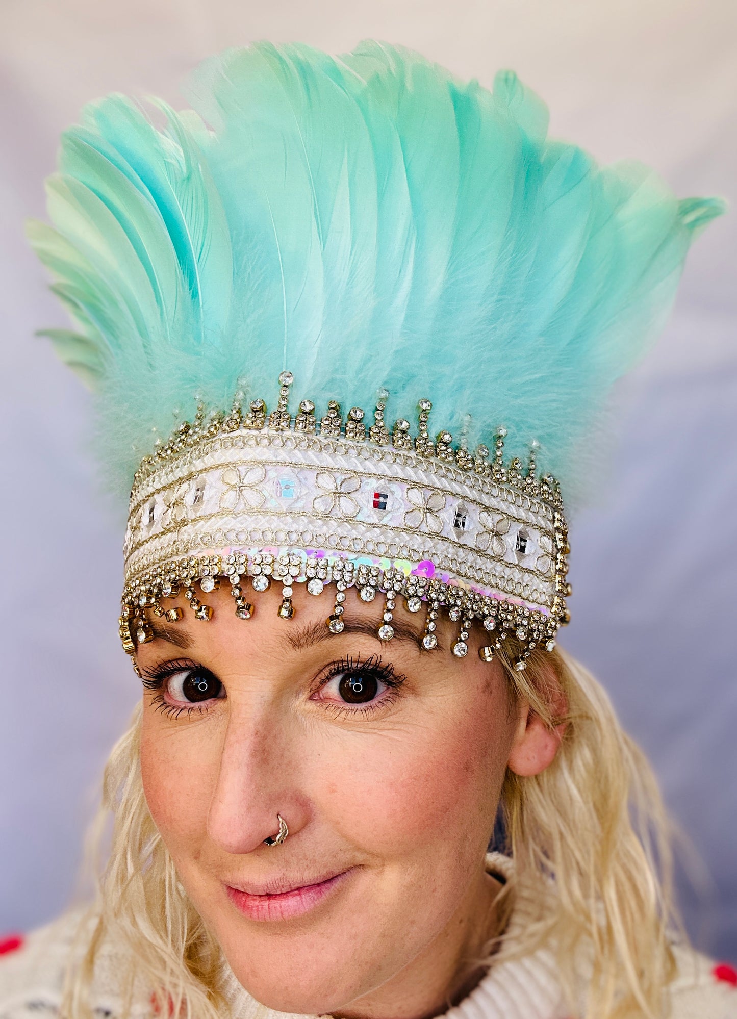 Mint sparkle deluxe headdress