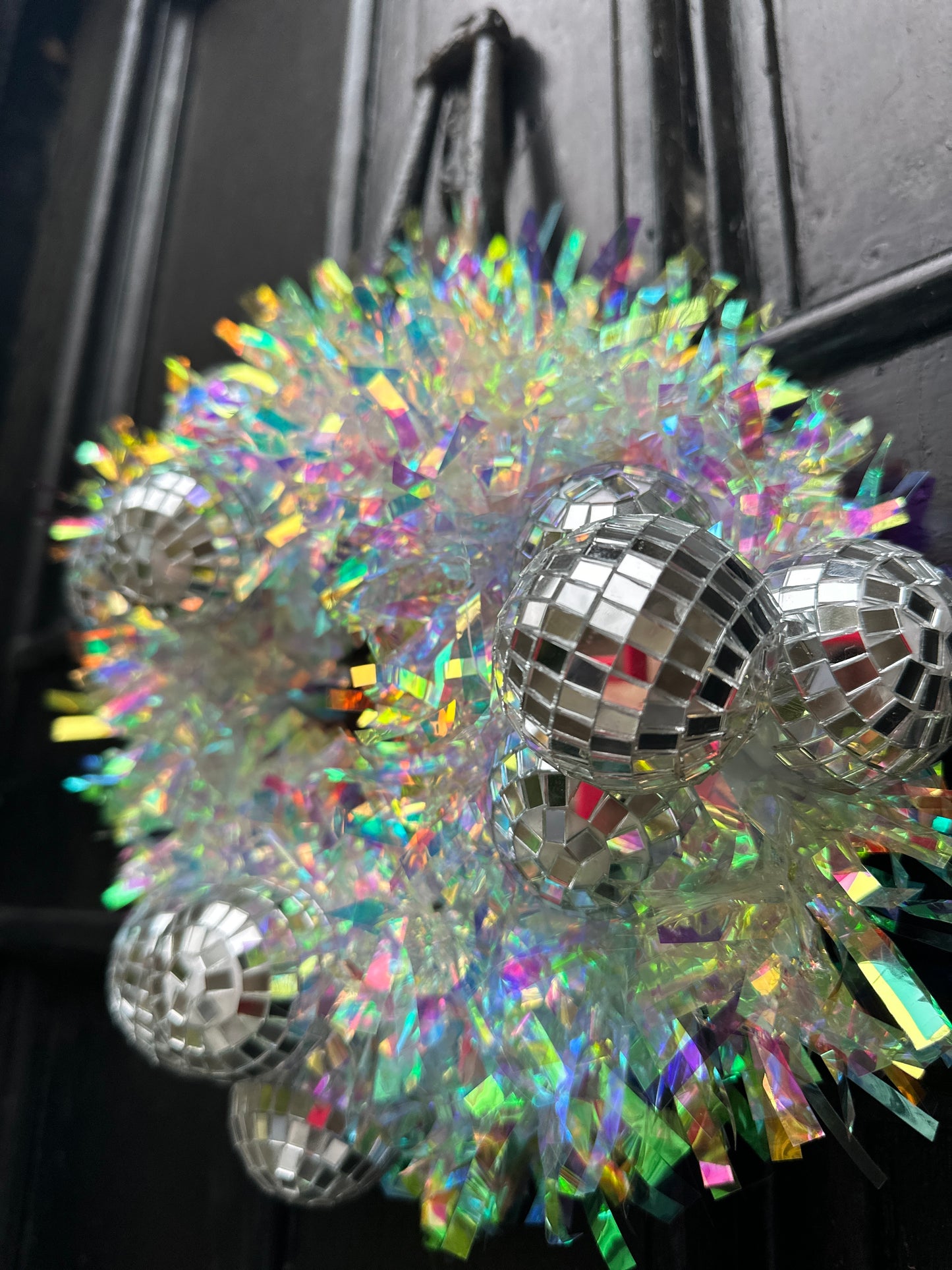 Disco Time! Disco ball wreath