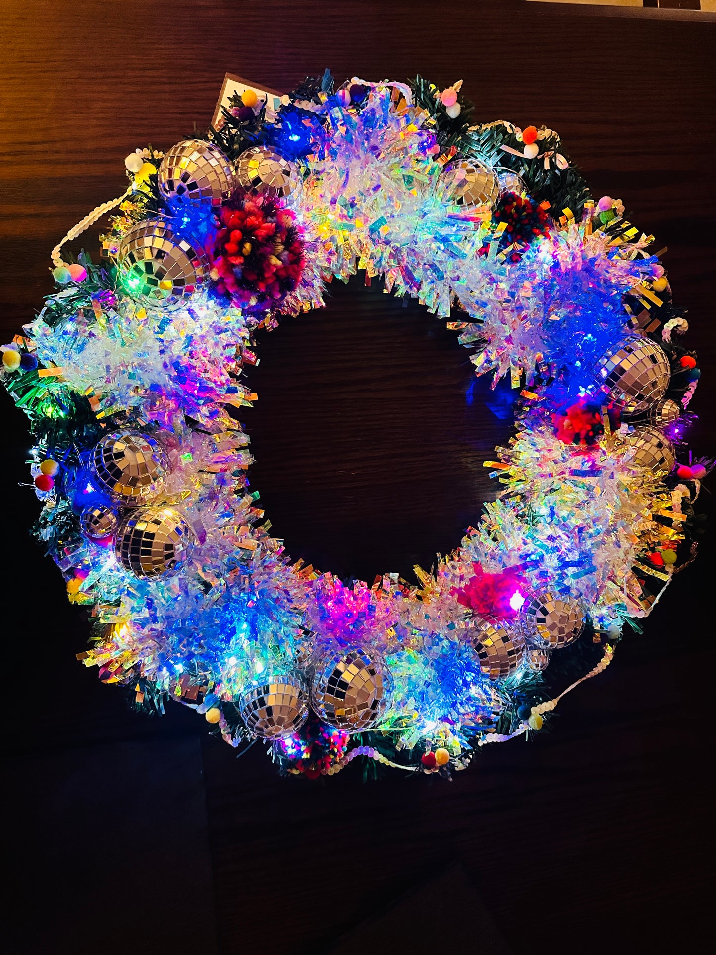 Disco boogie wreath
