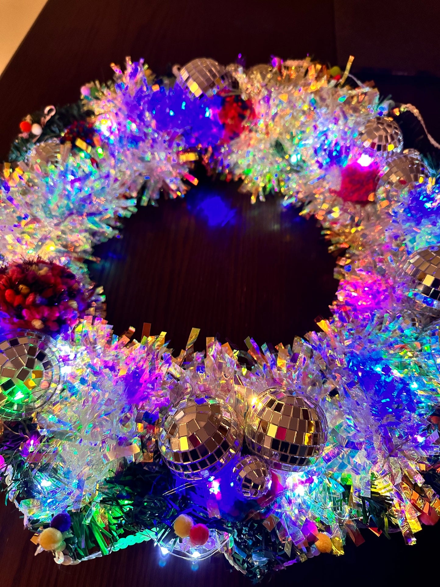 Disco boogie wreath