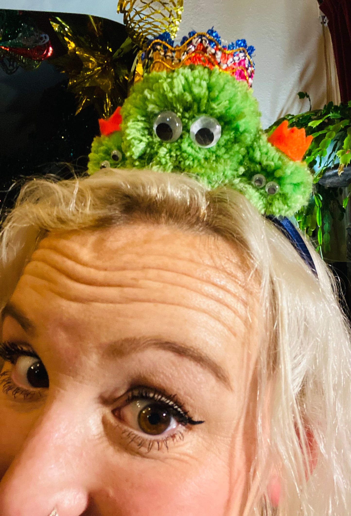 Happy sprouts Christmas headband