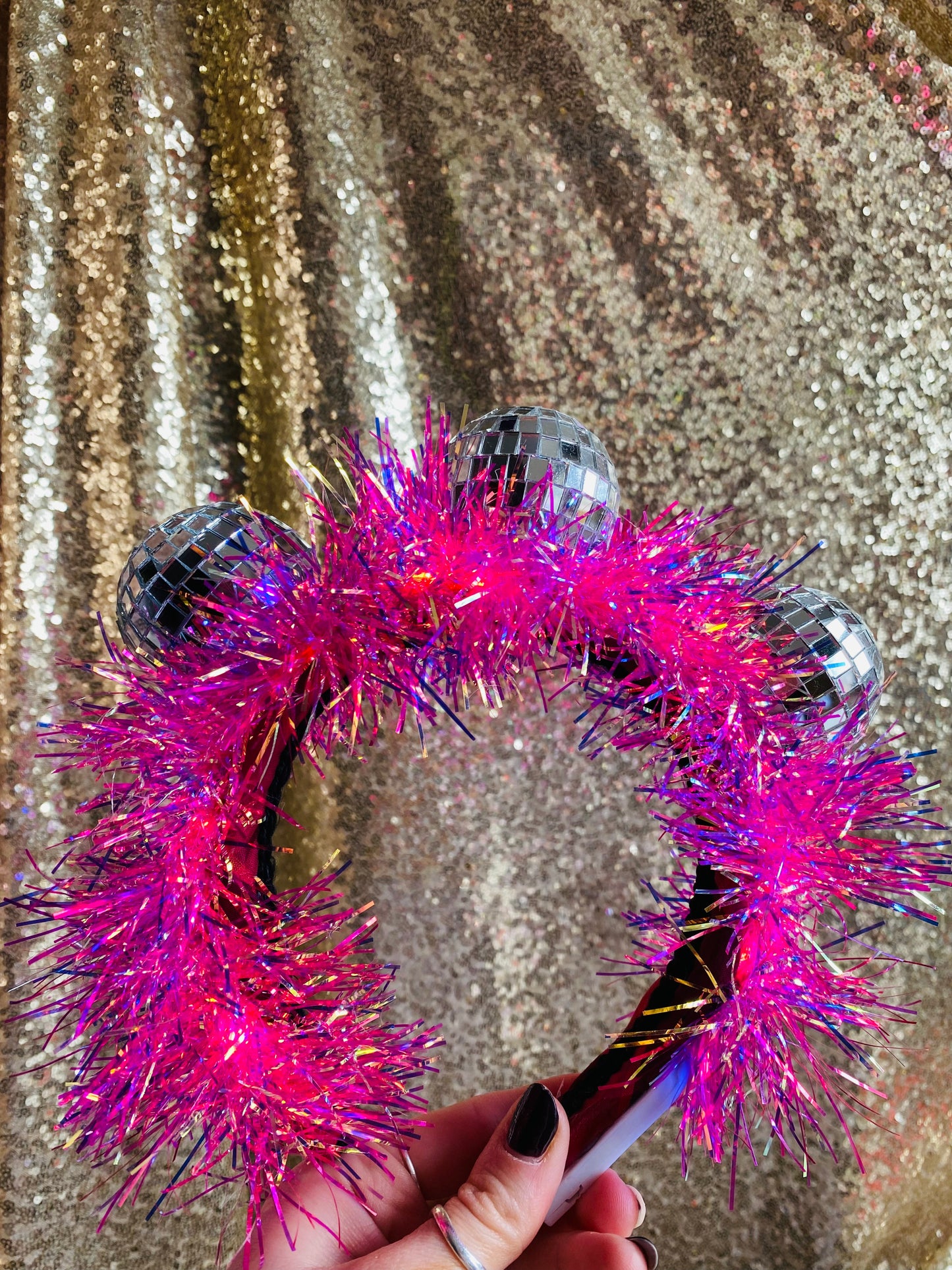 Pink Disco Time headband